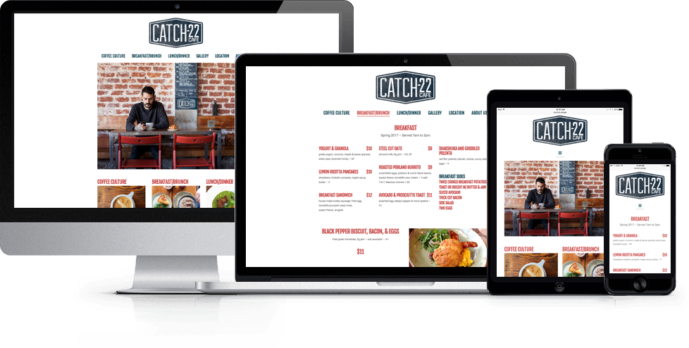 Responsive websites for restaurants